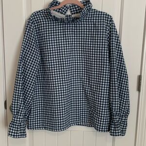 Elizabeth Wilson Gingham Blouse